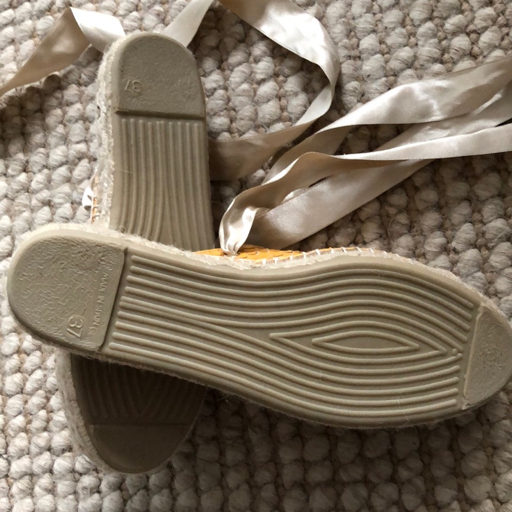 Sam Edelman INNA Lace Up Espadrille Flats NWT - Picture 5 of 5